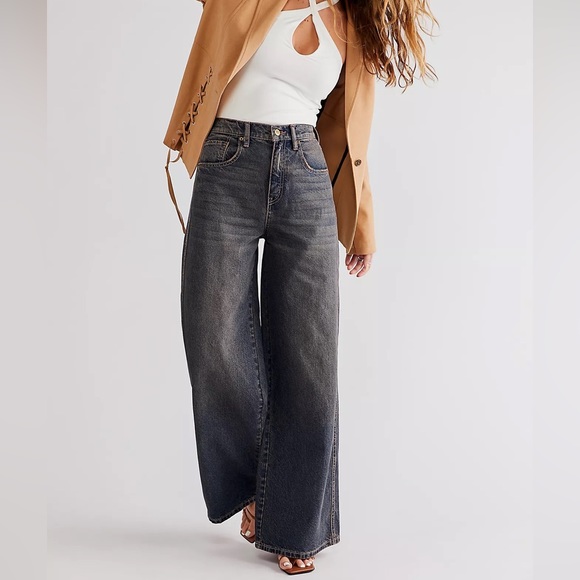 We The Free Denim - Curvy Wide Leg Jeans